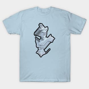 Glitched Vaporwave Statue #3 T-Shirt